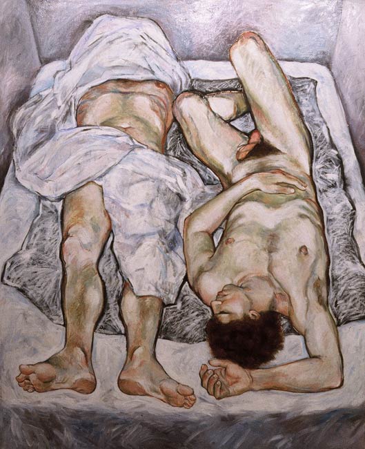 <em>Insomniac’s Bed</em>, 1984, Oil/Canvas, 54 x 66"